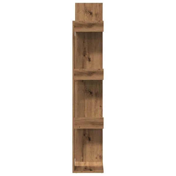 Estantería de madera de ingeniería roble artisan 48x25.5x140 cm M 5