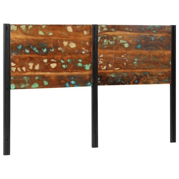 Cabecero 160 cm Madera Maciza Reciclada y Hierro M 2