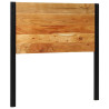 Cabecero 100 cm Madera Maciza Acacia y Hierro 1