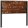 Cabecero 120 cm Madera Maciza Reciclada y Hierro 1