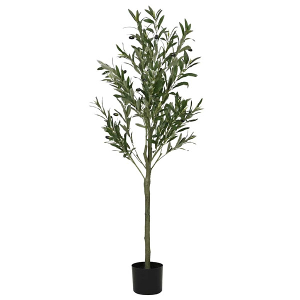 Árbol de olivo artificial con 450 hojas verde 120 cm D