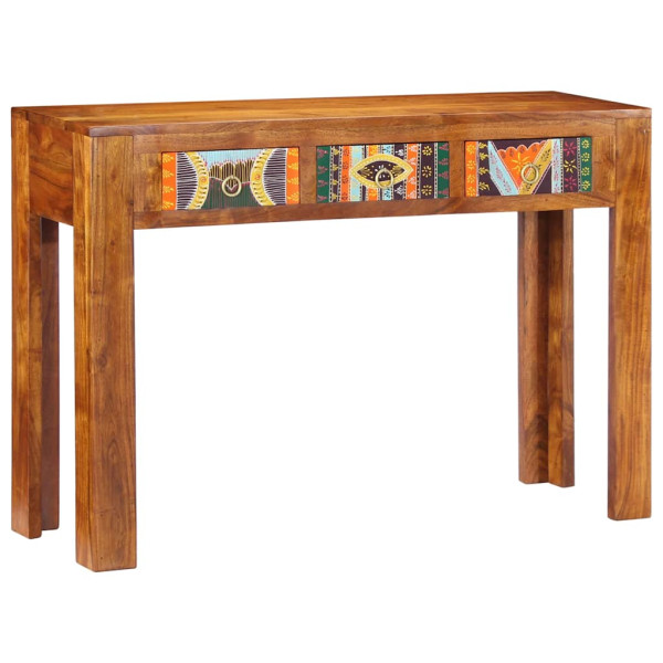 Mesa consola 110x35x75 cm madeira de acácia maciça M 2