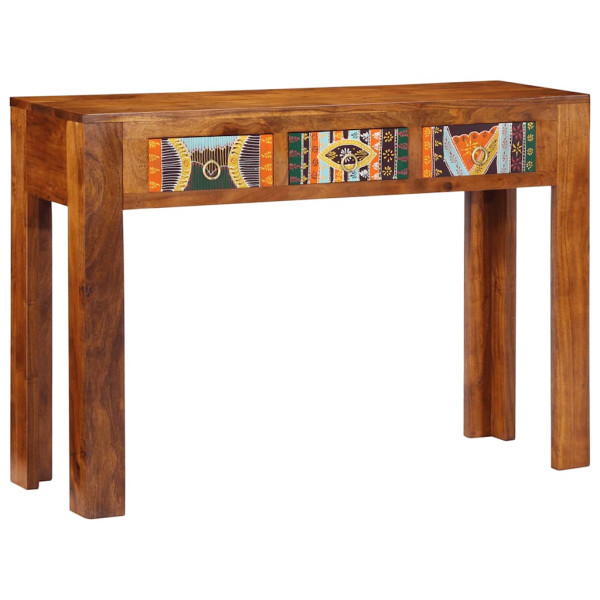 Mesa consola 110x35x75 cm madeira de acácia maciça M 3