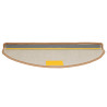 Alfombrilla escalera 30 uds beige 65x21x4 cm 4