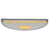 Tapetes de escada 30 pcs 56x17x3 cm cinzento 4