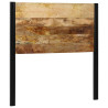 Cabecero 100 cm Madera Maciza Mango y Hierro 1