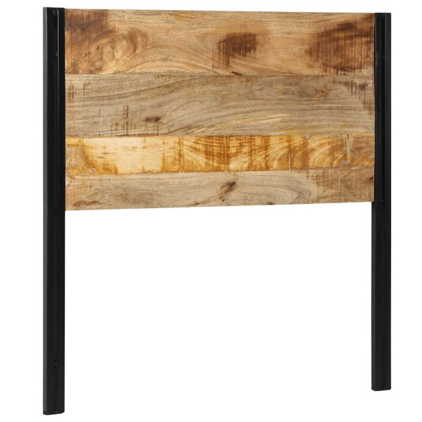 Cabecero 100 cm Madera Maciza Mango y Hierro M 3