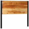 Cabecero 120 cm Madera Maciza Acacia y Hierro 2