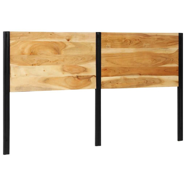Cabecero 180 cm Madera Maciza Acacia y Hierro M 3