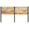 Cabecero 180 cm Madera Maciza Mango y Hierro 4