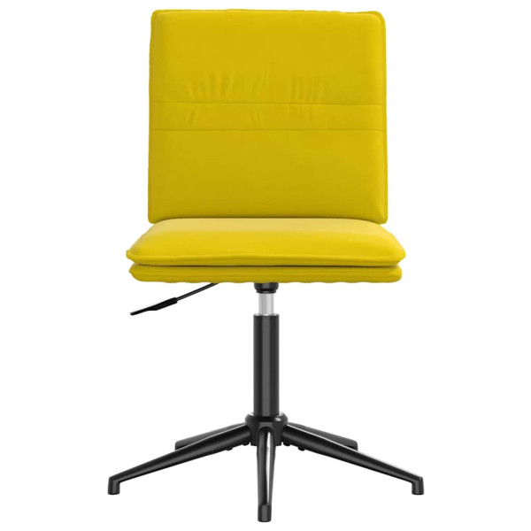 Silla de comedor terciopelo amarillo M 3