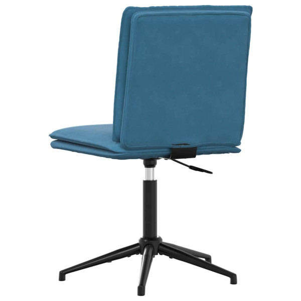 Silla de comedor terciopelo azul M 5