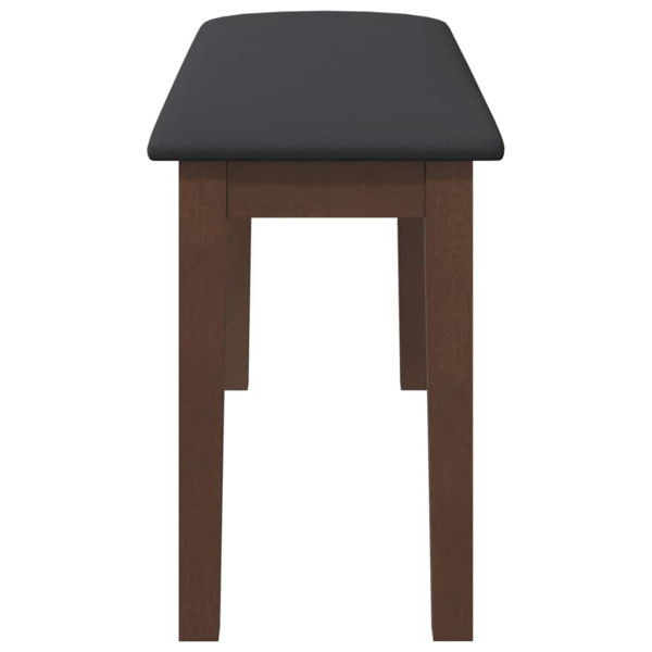 Banco 90 cm madeira seringueira maciça castanho M 5