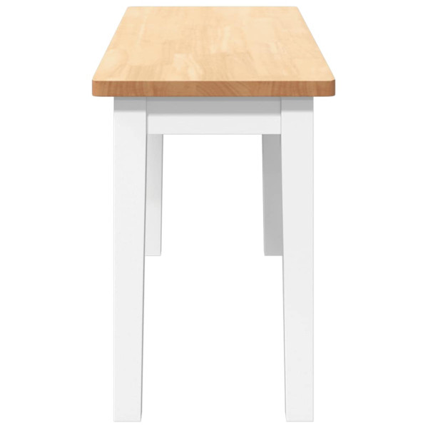 Banco 90 cm Madera Maciza Caucho M 5