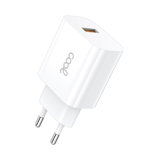 Cargador Red Adaptador 1x USB Universal COOL (2.4 Amp) Blanco D