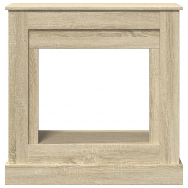 Cornija lareira 90x30x90 cm derivados madeira carvalho sonoma M 4