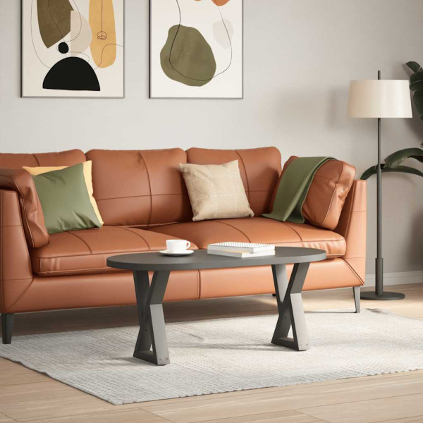 Pés para mesa de centro 2 peças antracite 38x(42-43.3) cm aço M 3