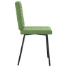 Sillas de comedor 2 unidades terciopelo verde claro 5