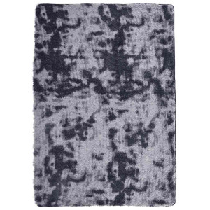 Alfombra de pelo largo NAVARRA gris oscuro 240x340 cm poliéster H