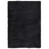 Tapete shaggy de pelo alto NAVARRA 240x340 cm poliéster preto 2