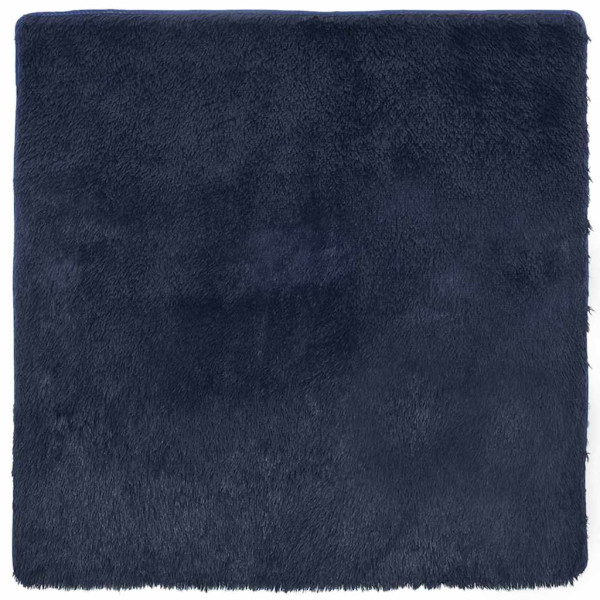 Tapete shaggy de pelo alto NAVARRA 160x160 cm azul-marinho M 2