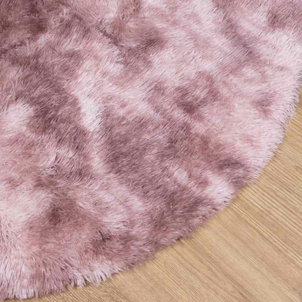 Alfombra de pelo largo NAVARRA rosa polvoriento 120x120 cm M 4