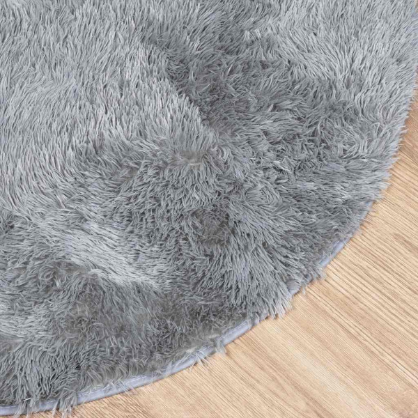 Alfombra de pelo largo NAVARRA gris plateado 240x240 cm M 4