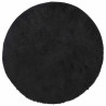 Tapete shaggy de pelo alto NAVARRA 200x200 cm poliéster preto 2