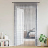 Cortinas de tiras 2 uds gris claro 100x250 cm 1