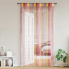 Cortinas de tiras 2 peças multicoloridas 100x250 cm 1