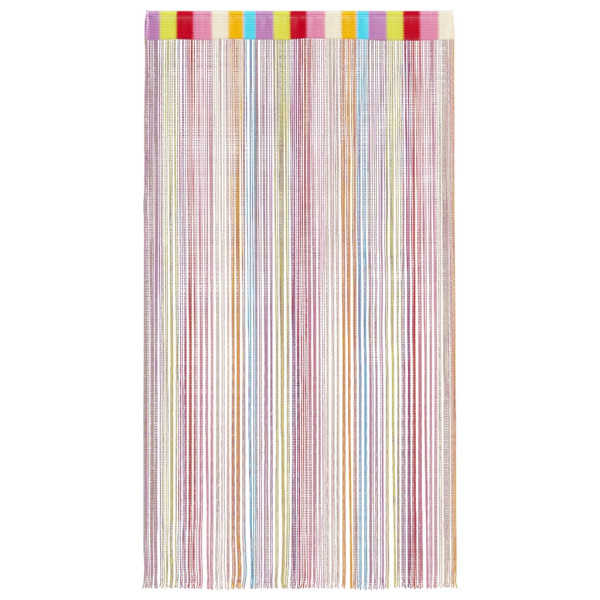 Cortinas de tiras 2 uds multicolor 100x250 cm M 4