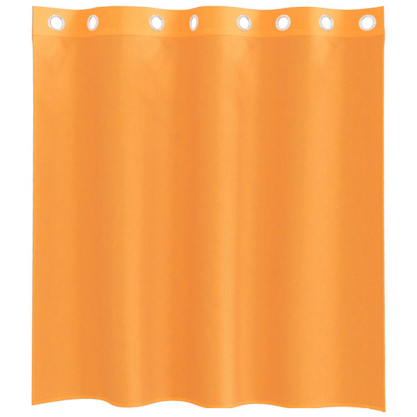 Cortinas de voile com ilhós 2 pcs laranja 140x140 cm M 4