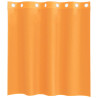Cortinas de gasa con ojales 2 uds naranja 140x140 cm 4