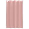 Cortinas de voile com ilhós 2 pcs rosa 140x175 cm 4