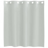 Cortinas de voile com ilhós 2 pcs cinzento-claro 140x140 cm 4