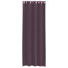 Cortinas de voile com ilhós 2 pcs roxo 140x260 cm 4