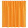 Cortinas de voile com laços 2 pcs laranja 140x140 cm 4