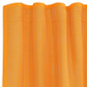 Cortinas de gasa con trabillas 2 uds naranja 140x140 cm 5
