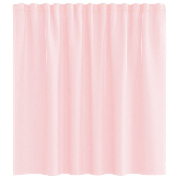 Cortinas de voile com laços 2 pcs rosa-claro 140x140 cm M 4