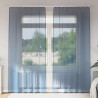 Cortinas de voile com laços 2 pcs azul real 140x245 cm 1