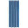 Cortinas de gasa con trabillas 2 uds azul real 140x245 cm 4