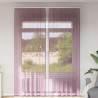 Cortinas de gasa con trabillas 2 uds morado 140x260 cm 1