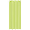 Cortinas de voile com ilhós 2 pcs verde-maçã 140x245 cm 4