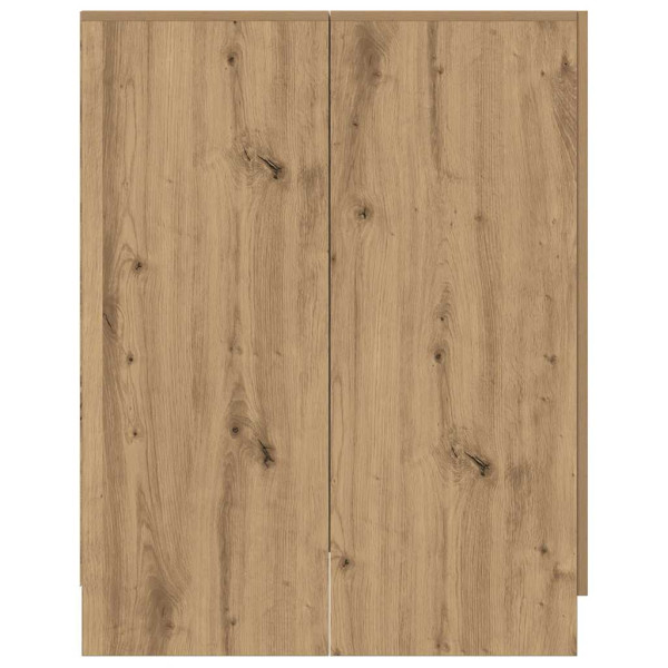 Armario de lavadora roble artisan 70.5x71.5x91.5 cm M 5