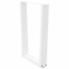 Patas para mesa de comedor forma V 2 uds blanco 70x(72-73.3) cm 4