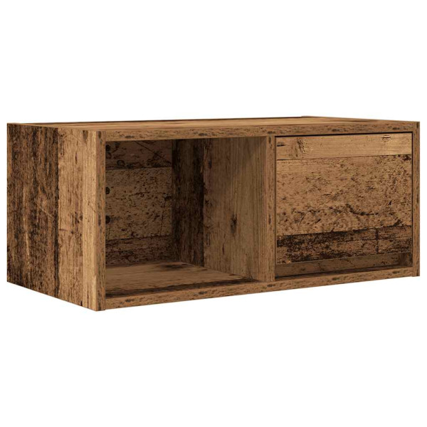 Mueble para TV madera contrachapada envejecida 60x31x25.5 cm M 2