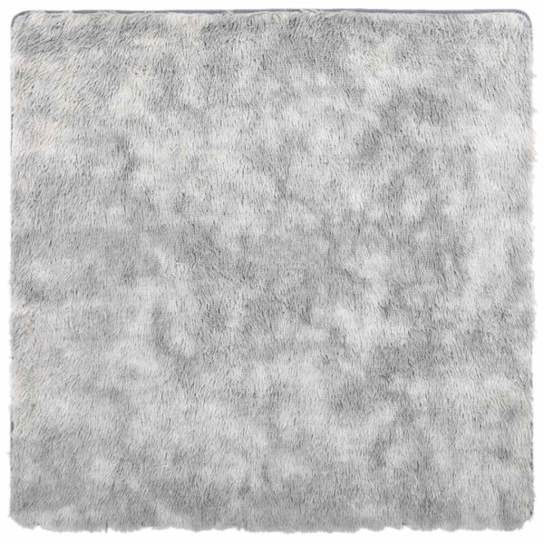 Alfombra de pelo largo NAVARRA gris claro 120x120 cm poliéster M 2