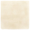 Tapete shaggy de pelo alto NAVARRA 240x240 cm poliéster creme 2
