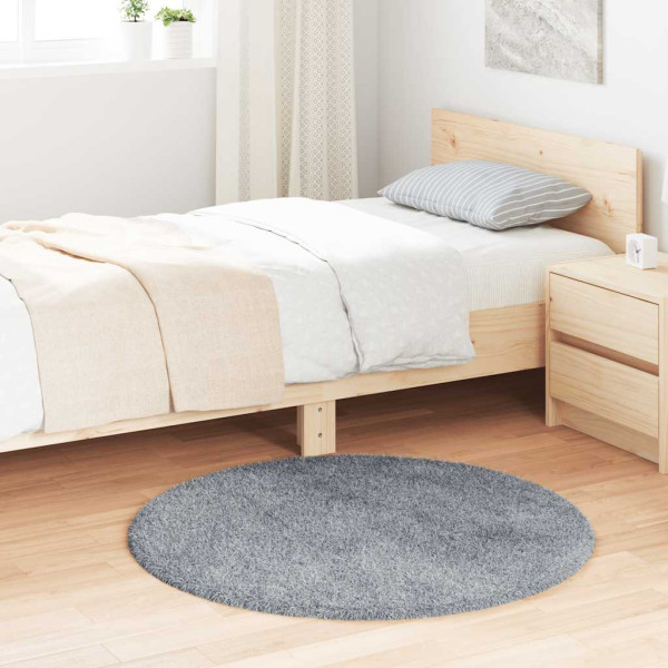 Alfombra de pelo largo NAVARRA gris plateado 100x100 cm D