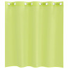 Cortinas de voile com ilhós 2 pcs verde-maçã 140x140 cm 4